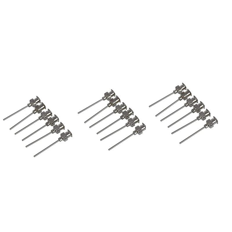 

Stainless Steel Luer Lock Dispensing Needle Tip, 18 Gauge, 0.57Mm ID X 1.18Mm OD, 1 Inch Length (Pack Of 18)