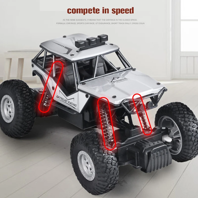 Mini Rc Drift Car Alloy Off-Road Fast Speed 2WD 2.4GHz Remote Control Car Electric Vehicle Model Toy For Boys Children Gifts 4