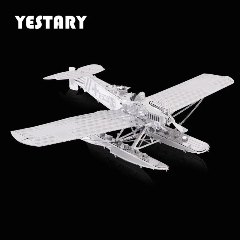 

YESTARY 3D Metal Puzzle DIY Seaplane Models Building Kit Kids Toys Assembling Toys For Adult Childrens Birthday Gifts Puzzles