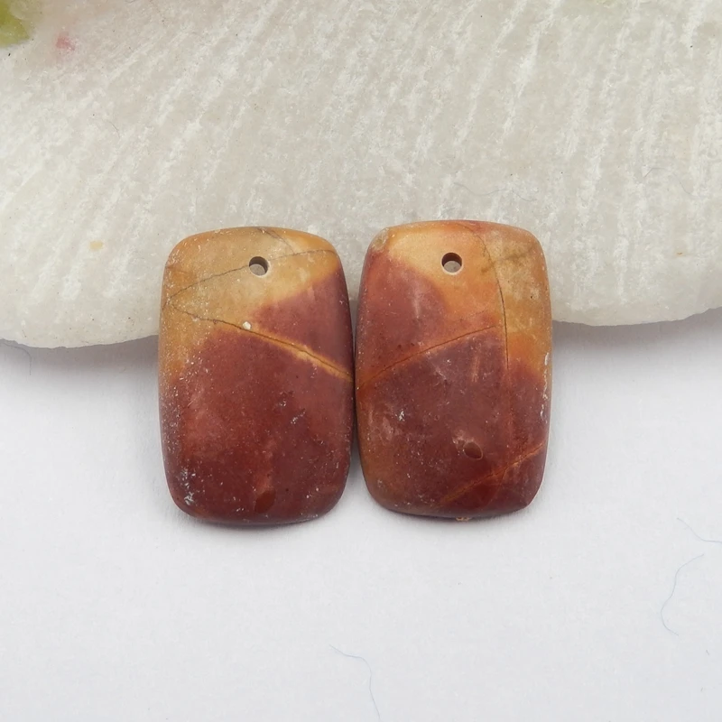 

Natural Multi-Color Picasso jasper woman Earrings Beads,Semiprecious jewelry earring,17x11x2mm1.9g