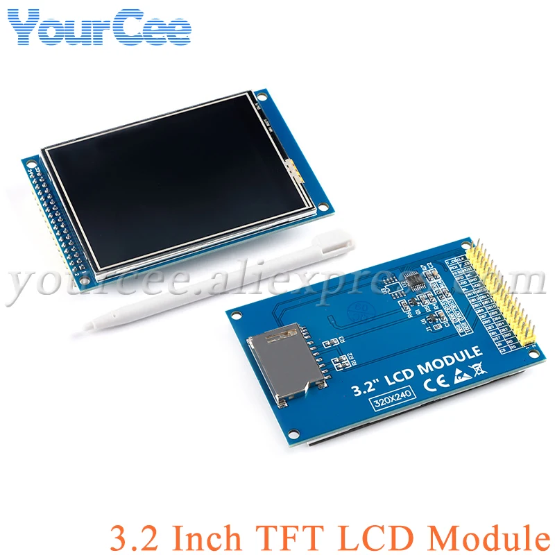 

3.2 inch TFT LCD Touch Screen Display Module 3.2" Colorful ILI9341 240*320 3.3V~5V 8Bit/16Bit Parallel Interface