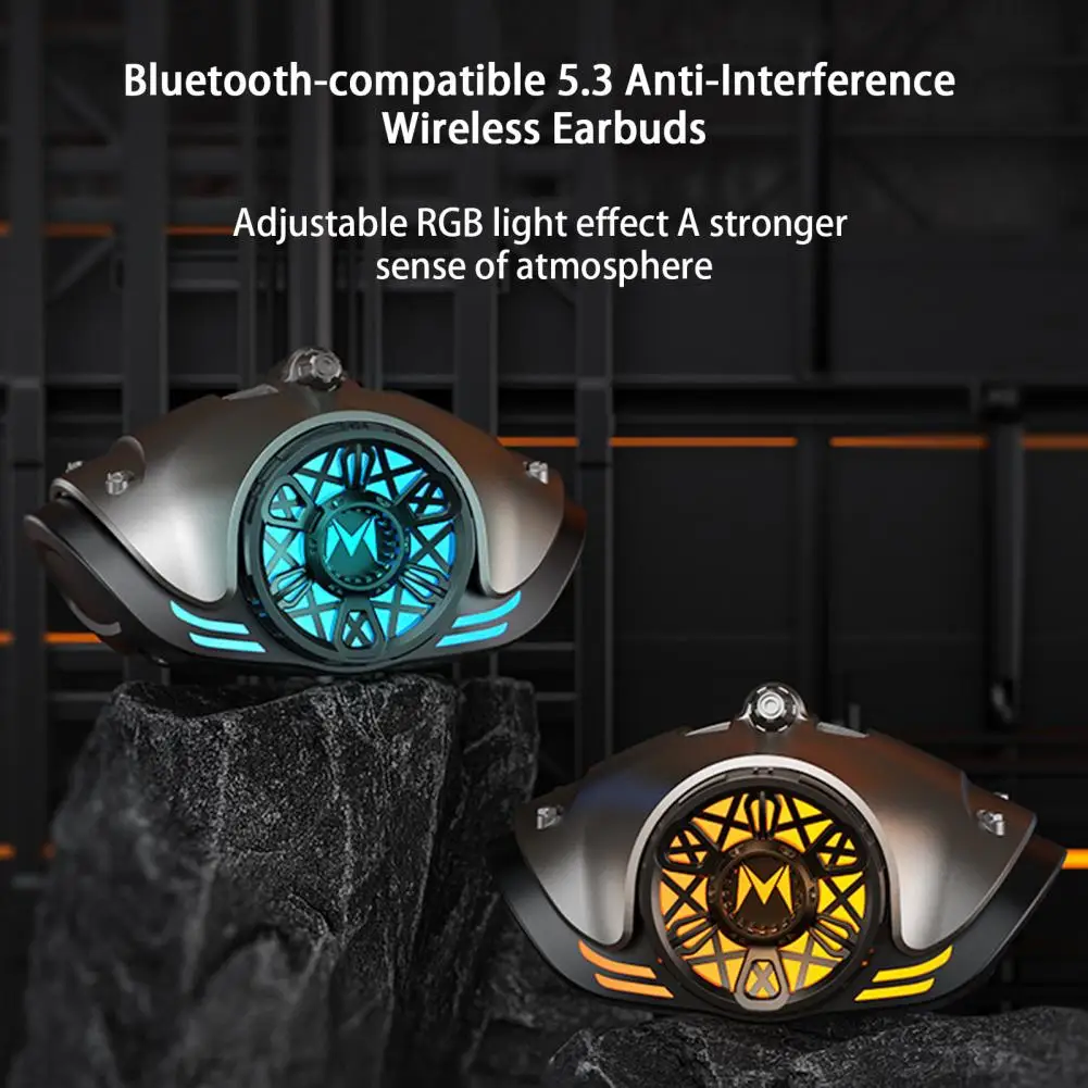 

Practical Wireless Headsets In-ear Fingerprint Touch Widely Compatible Headsets Daily Use