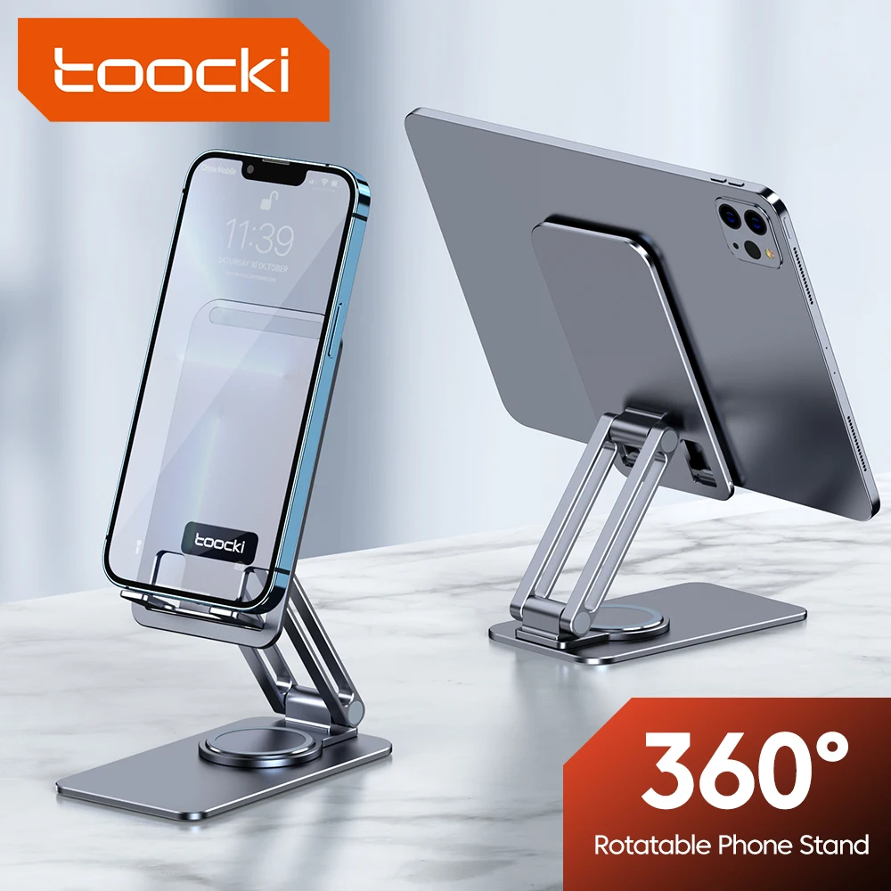 

Подставка для телефона Toocki, вращающаяся на 360 градусов подставка для iPhone, iPad, Samsung, Huawei, Xiaomi, держатель для телефона, подставка для планшета