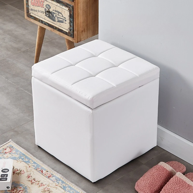 כסא אחסון יכול להחליף נעליים רב תכליתי בדלת הבית מובלס מולטיפונקציונלי סלון