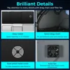 Metal and Tempered Glass Open Enclosure with Drag Chain and Fan for SV08 6