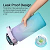 2 Liter Large Capacity Sports Water Bottle Leak Proof Colorful Plastic Cup Drinking Outdoor Travel Portable Gym Fitness Jugs 2