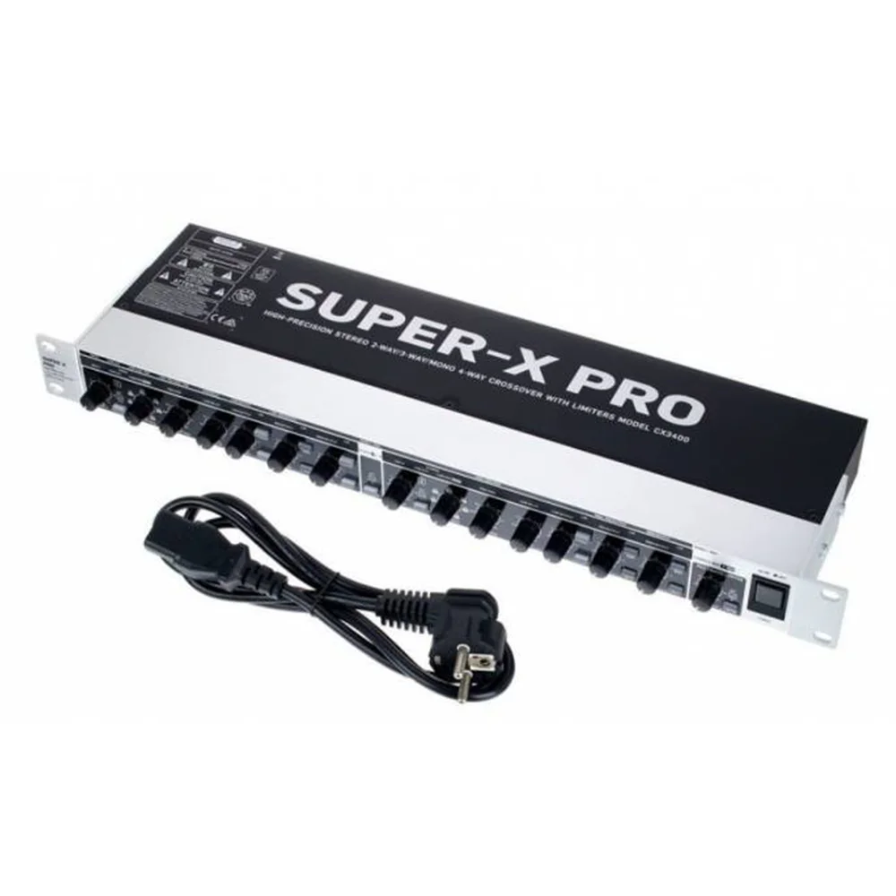 CX3400 Professional Subwoofer Crossover High Precision cross over Limiter Pro 2/3/4-way Frequency Divider audio crossover