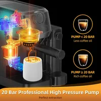 Espresso Machine 20 Bar, Cappuccino Machine with Automatic Milk Frother, Coffee Maker with Touchscreen, Latte Machine 2