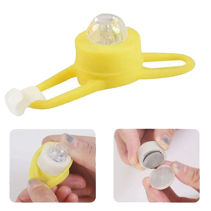 ABKV-In Bulk Light Straps For Bike Bicycle Bell Duck Bicycle Airscrew Helmet Wind Motor Riding Lights Horn Strap(Not Duck)