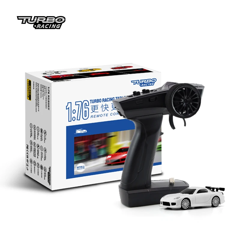 Turbo Racing 1:76 C64 C73 C72 C74 Drift Remote Control Car With Gyro Radio Full Proportional RC Toys RTR Kit Children Gifts 6