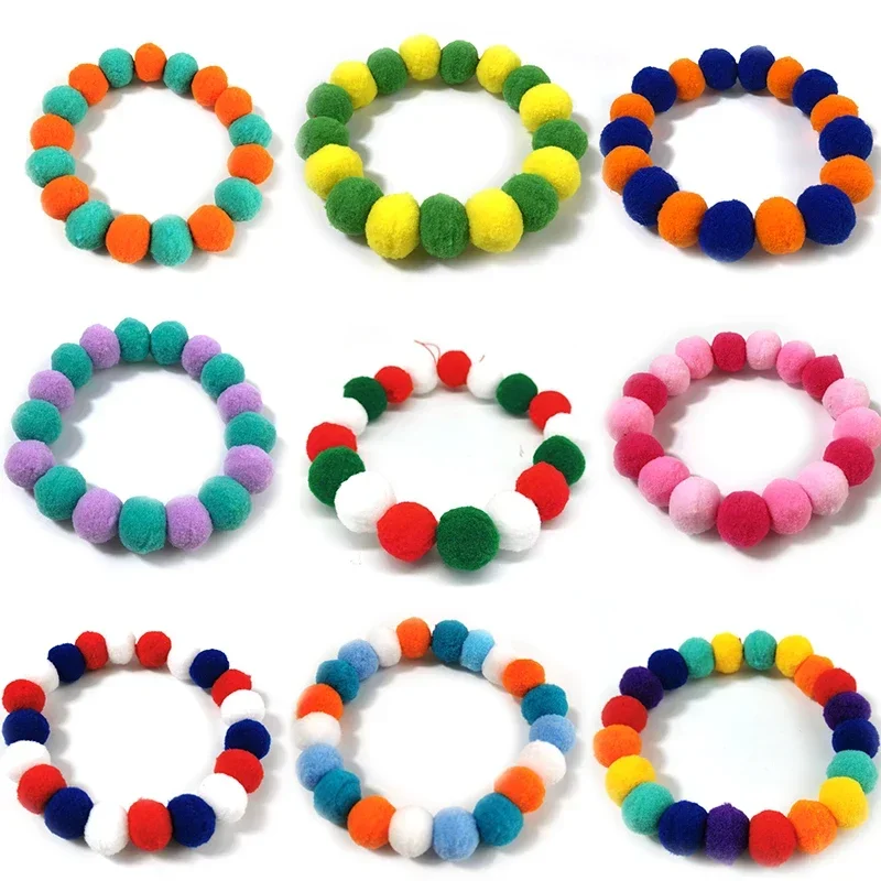 

Ball Collar Dog Bowties Neckties Bow Tie Accessories Hair 30pcs Cat Flower Pet Necklace Rainbow Grooming