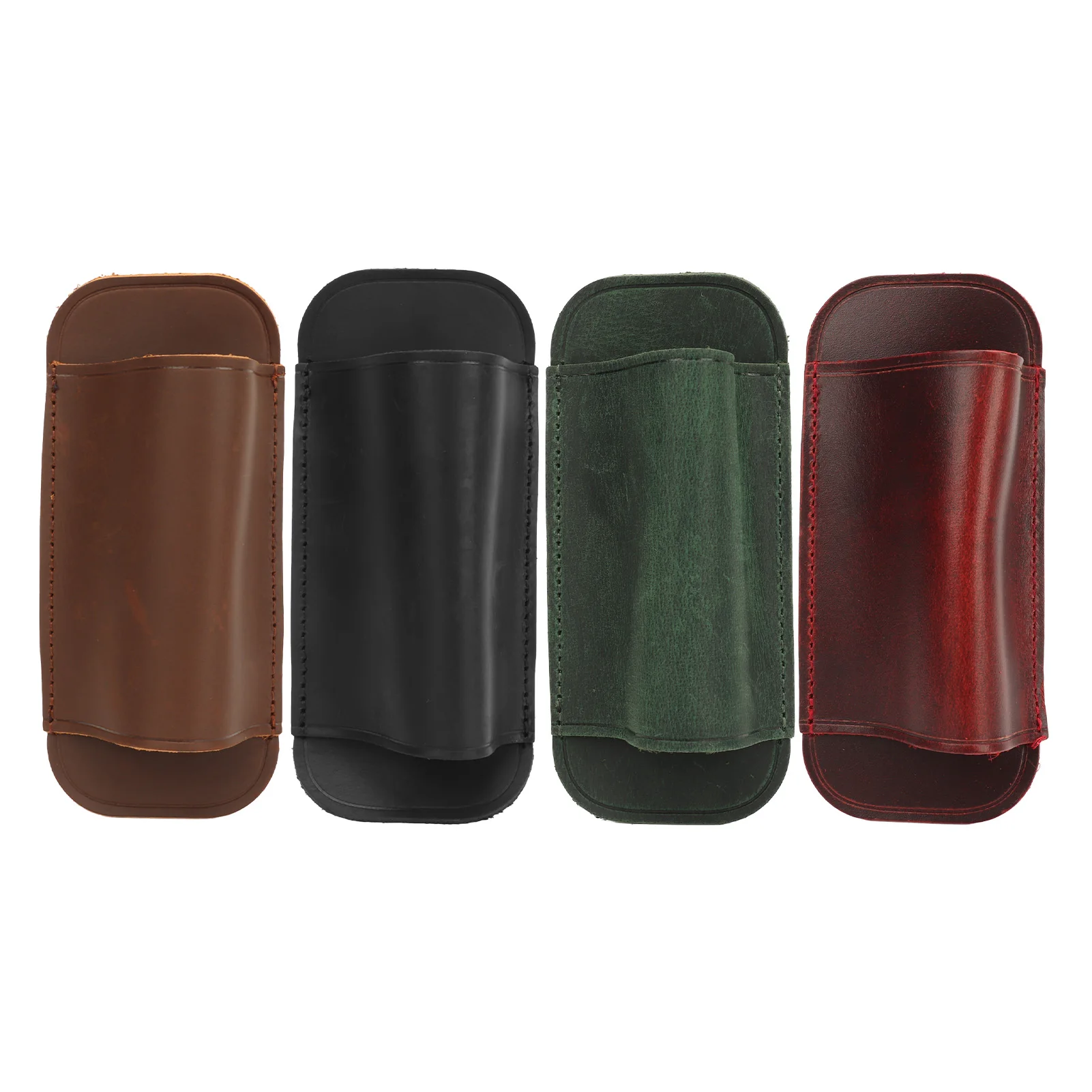 Exquisite Craftsmanship Knife Sheath Horse Leather Exquisite Craftsmanship Horizontal Stylish Knife Belt Holder for Gift