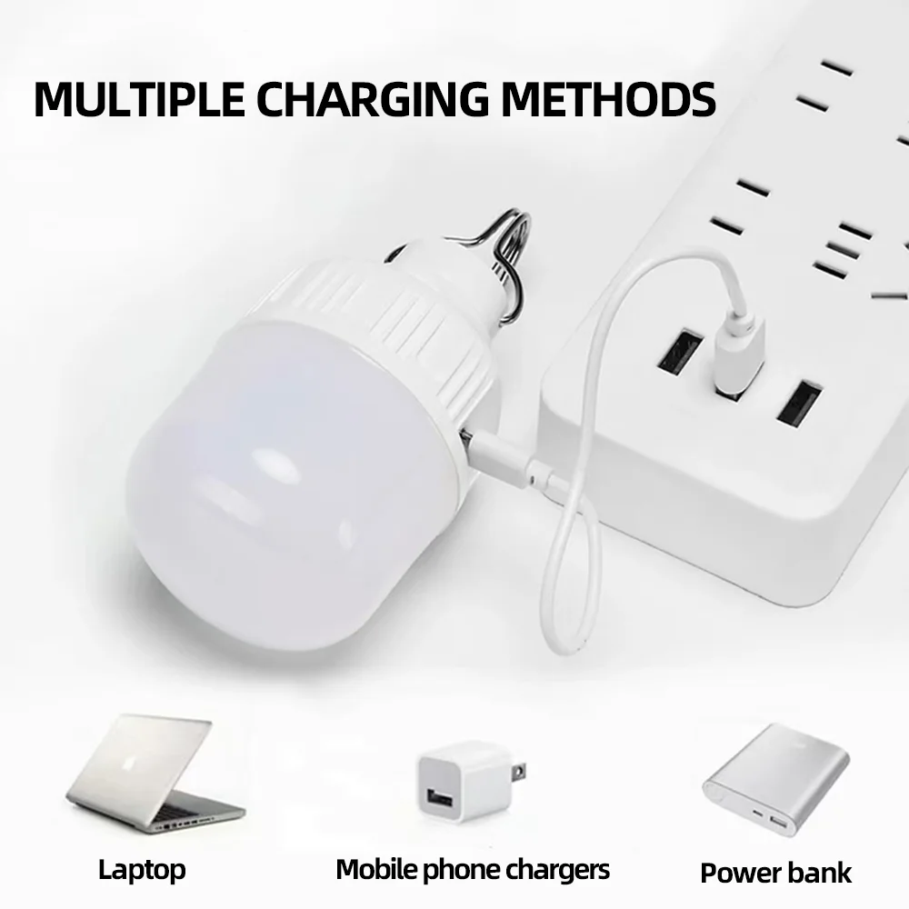 USB Rechargeable LED Camping Light – Portable Multifunction Tent & Emergency Lamp 5