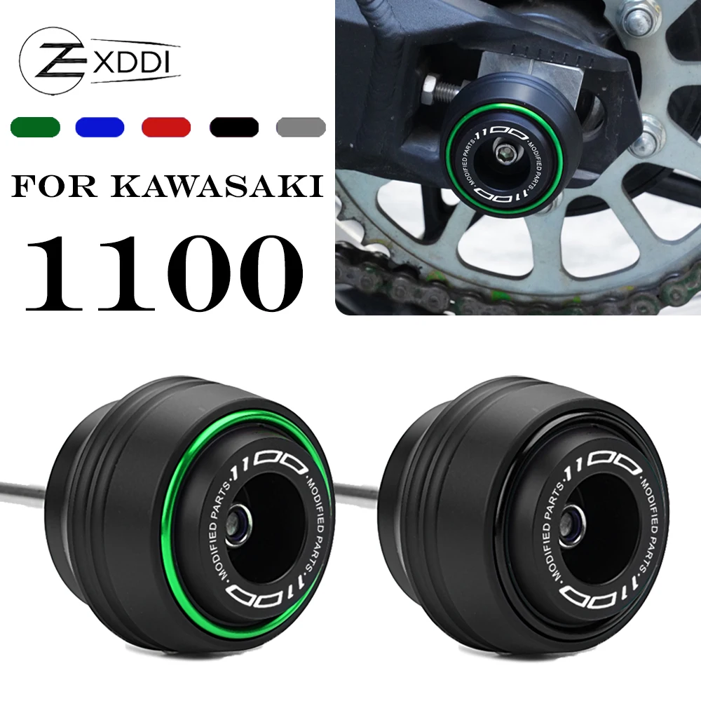 Für Kawasaki Versys 1100 1100S 1100SE Versys1100 SE 2024 2025 Motorrad Vorne Hinten Rad Achse Gabel Crash-schutz Zubehör
