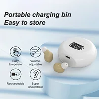 Newest Bluetooth Hearing Aid Rechargeable BTE Ear Hearing Aids for The Elderly Audifonos Sound Amplifier for Deafness