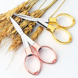 Ciseaux pliables en acier inoxydable, 8 mots, lunettes, modélisation, papeterie de bureau pour enfants, fournitures de bricolage 