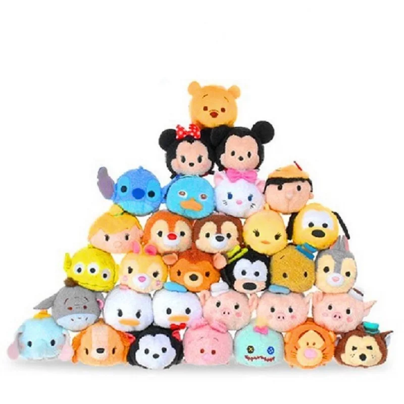 

9cmDisney Kawaii Tsum Tsum Anime Figure Mickey Minnie Action Figure Cartoon Stitch Plush Toy Pendant Backpack Decor Kid Toy Gift