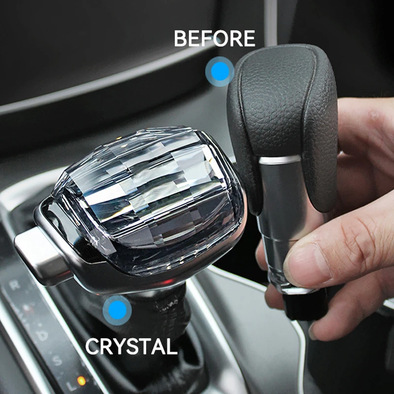 Gear Shift Knob Crystal Cover For Honda Accord 10th 2018 2019 2020 2021