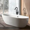 Freestanding Bathtub Faucet with Hand Shower 3