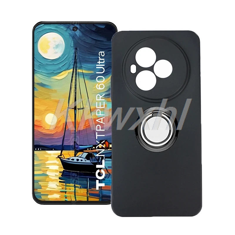 Enhanced Shockproof Phone Case with Back Ring Holder and Bracket – Original Design