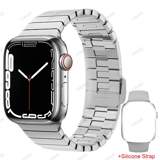 DT7 MAX Smart Watch Series 7 1.9" Infinite Screen GPS Tracker Bluetooth Call Men Women 45mm NFC Smartwatch for Apple Xiaomi