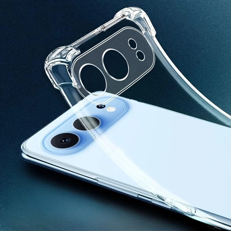 Clear Soft Silicone Phone Case - Transparent Back Cover