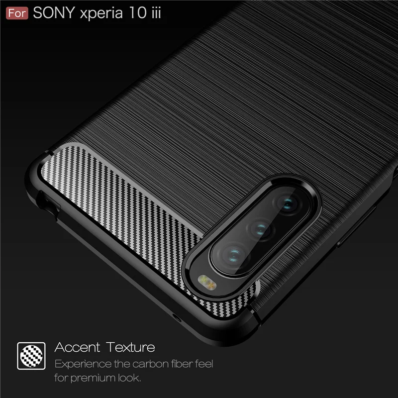 Per Cover Sony Xperia 10 Iii Custodia Per Sony Xperia 10 Iii Capas Silicone Antiurto Tpu Morbido Per Fundas Sony Xperia 10 Iii Cover