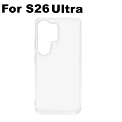Clear Shockproof Flexible Soft TPU Phone Case - Transparent Protective Cover (For S26 Ultra)