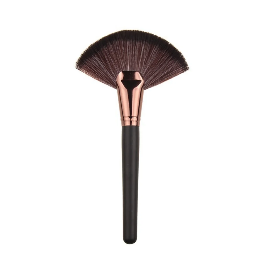 Makeup Powder Sector Brush Soft Hair Blusher Brush Cosmetics Eyeshadow Concealer Blush Women Professional Foundation Beauty Tool
