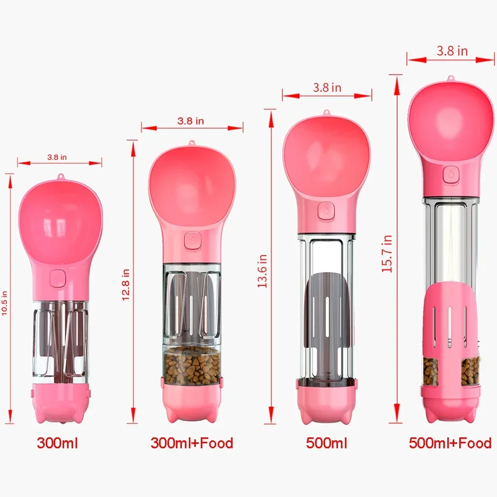 3-in-1 pet water bottle