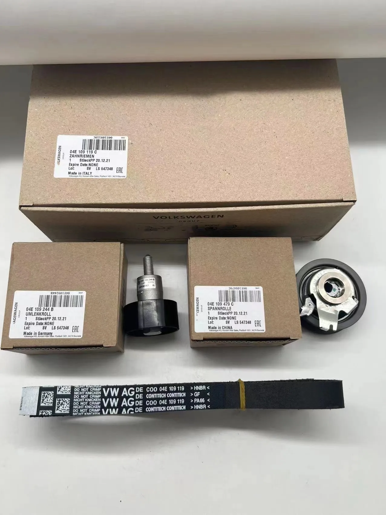 1.2 1.4 TFSI EA211, VW 파사트 골프 제타용 타이밍 벨트 스프로킷, 타이밍 벨트 수리 키트, 04E 109 479 A 04E109479A 04E 109 119, 신제품