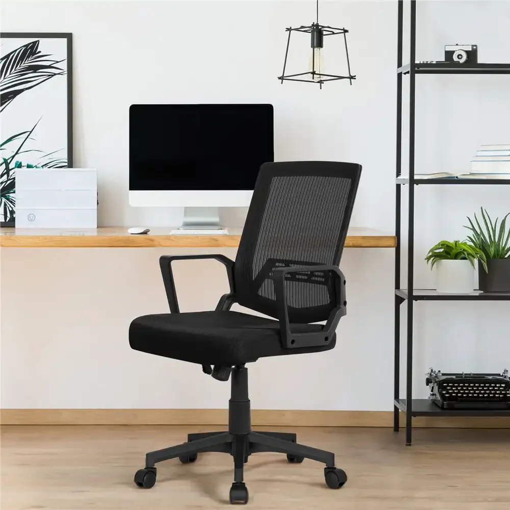 Office Sedentary Comfortable Conference Chairs Raised Adjustable Backrest Computer Body Mesh Arched Conference Chairs nordic solid wood rattan bar chairs high stool luxury modern simple bar chairs backrest household taburetes cocina furniture