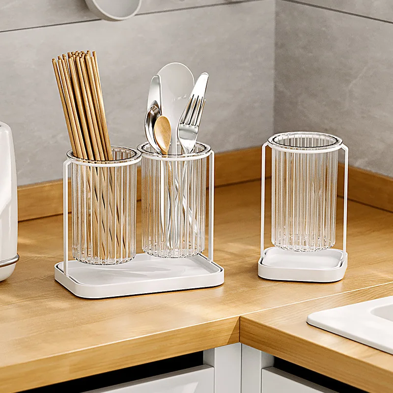 

Multifunctional Spoon Fork Chopstick Storage Holder Box Storage Box Cutlery Drain Rack Organizer Racks Kitchen Accessories