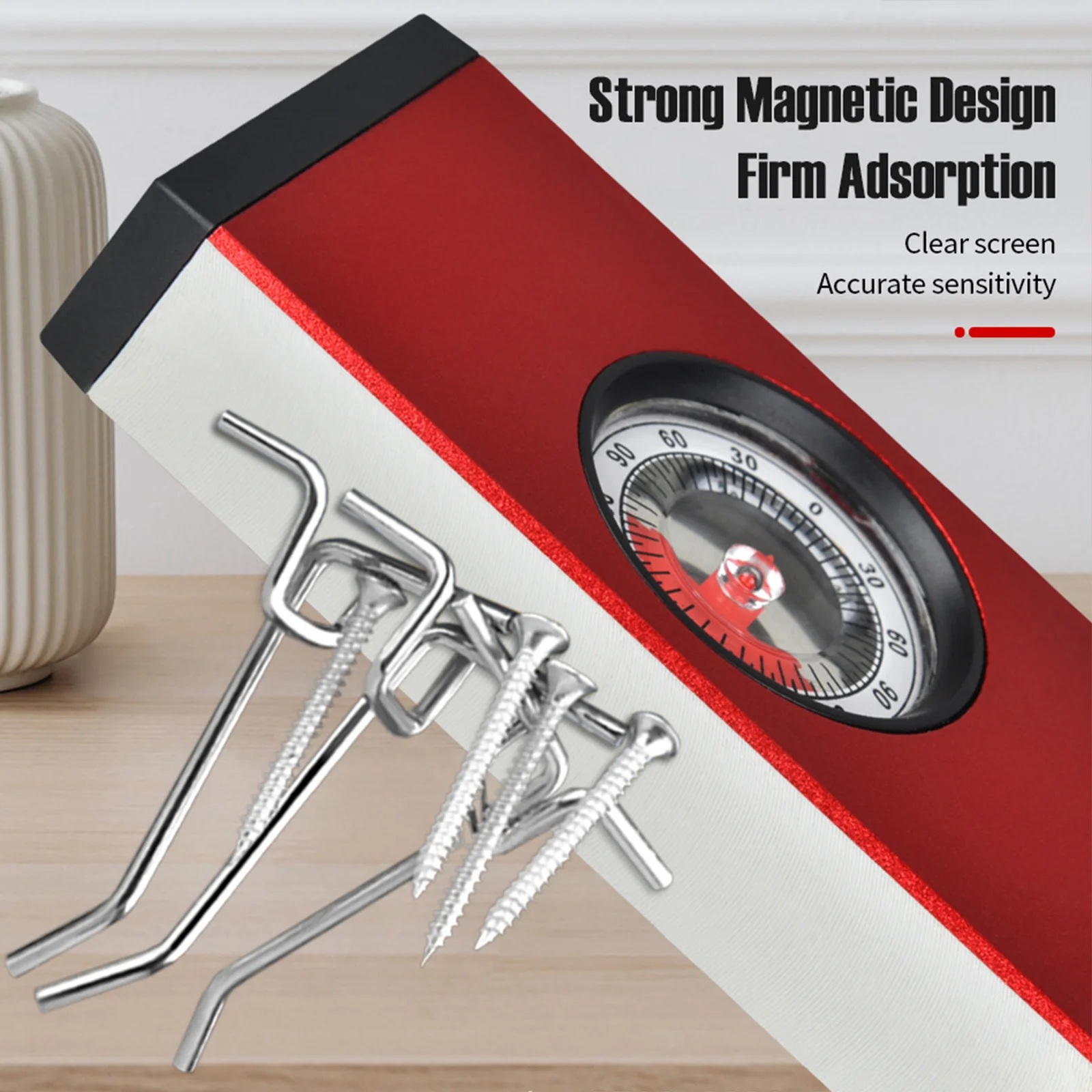 Angle Measuring Tool 1PC Aluminum Alloy Slope Measuring Instrument Horizontal Measuring Instrument Construction Slope Measurement