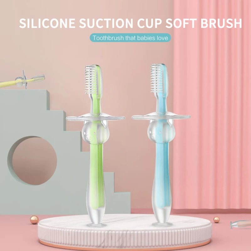 

Children Oral Care Tooth Brush Tool Baby Kid Tooth Brushes New Safe Kids Soft Silicone Training Toothbrush Baby