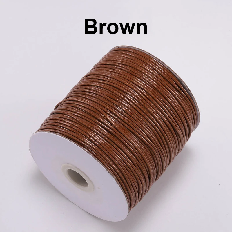 Luxurious Waxed PU Leather Cord for DIY Jewelry and Handmade Accessories, 20m
