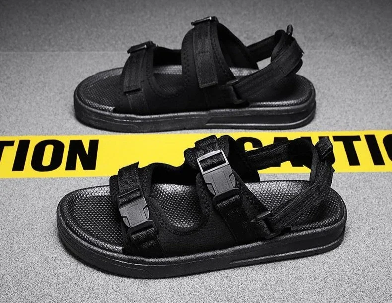 Sandali da uomo in PVC, modello slip-on, piatti da spiaggia, stile Y2k_voghion.com