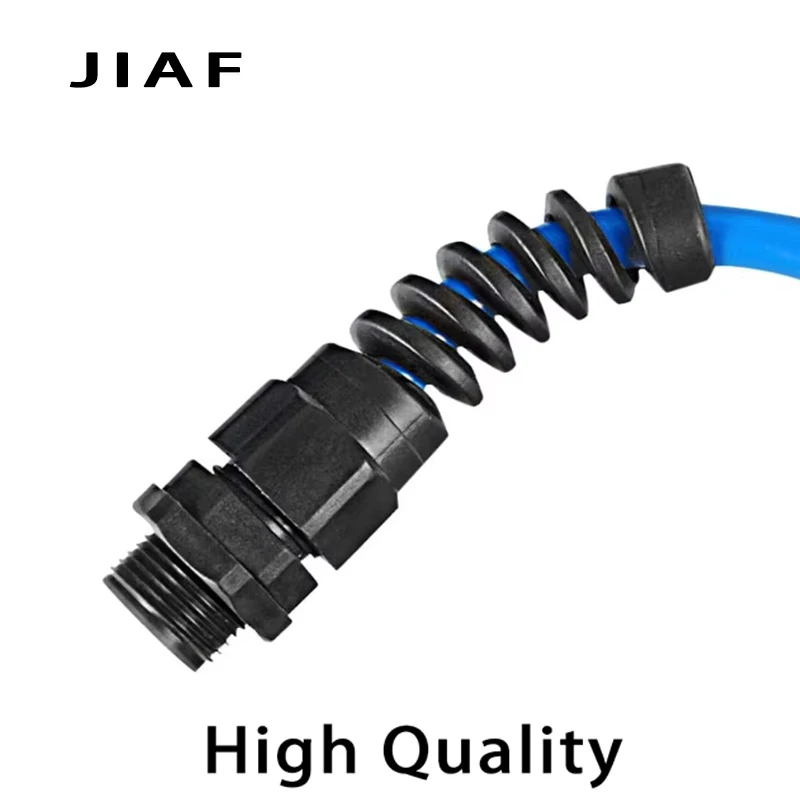 Cable gland 5PCS waterproof plastic anti-bending joint nylon connector