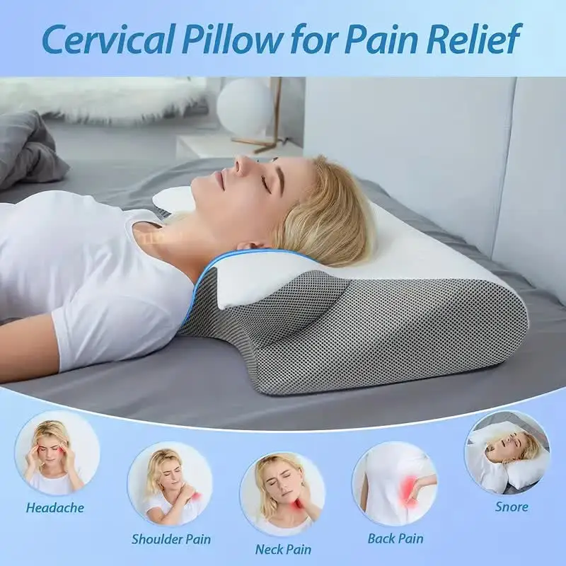 Memory Foam Pillow Cervical Orthopedic - Image 3