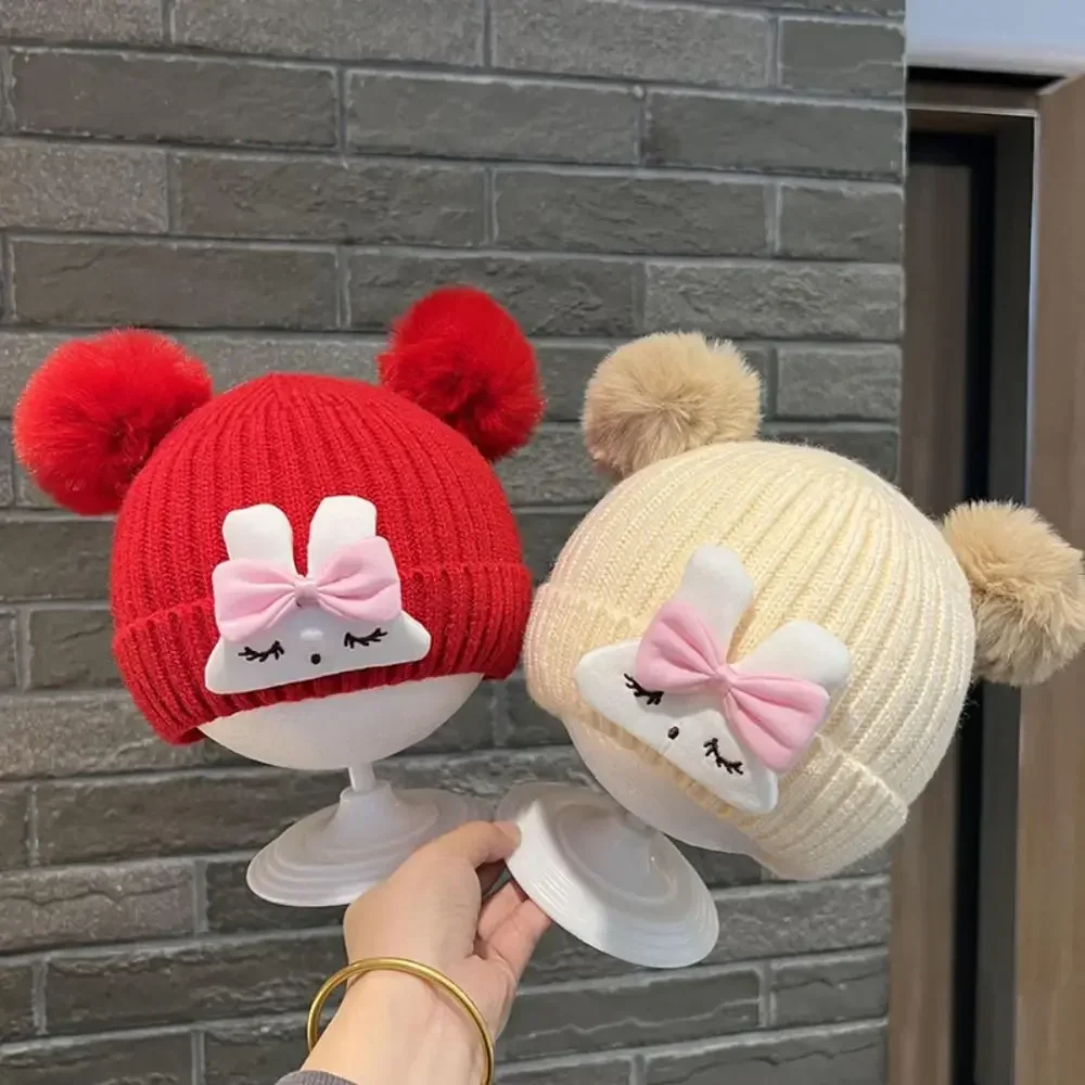Woolen Knitted Baby Beanie Cap for Winter