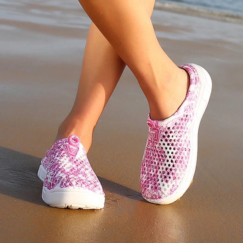 

Women's Summer Sandals For Beach Sports Women Men's Slip-on Shoes Slippers Female Male Crocks Mules