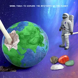 Jogo de escavação de mineração de pedra preciosa descubra 8 pedras preciosas e rochas aventura de mineração kit para crianças e amantes da geografia stem da ciência