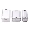 Metal tin silver black flip top storage box tool box coin candy key business card storage box with lid food tin box storage jar 1