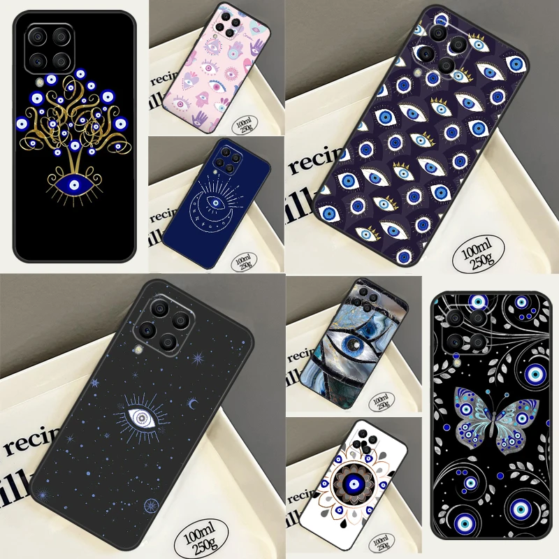 Custodia Evil Eye Per Samsung Galaxy M31 M21 M11 M51 M13 M23 M33 M53 M14 M54 M12 M32 M52 M31S Cover