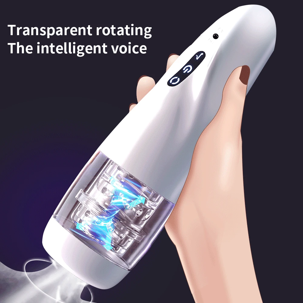 Automatic Rotating Male Masturbator Cup Realistic Stroker Toy_voghion.com