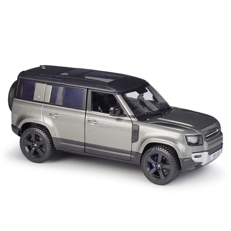 DEFENDER カルパチアングレー SUV ミニカー 2022 LAND ROVER DEFENDER 110 DARK SILVER 1/24 DIECAST MODEL CAR BY