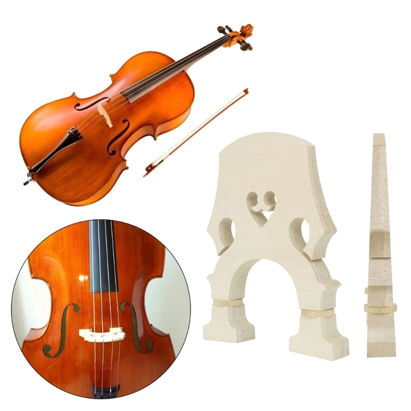 

Cello Parts Cello Bridge 1/4 4/3 1/8 Size Cello String Bridges Instrument Drop Shipping