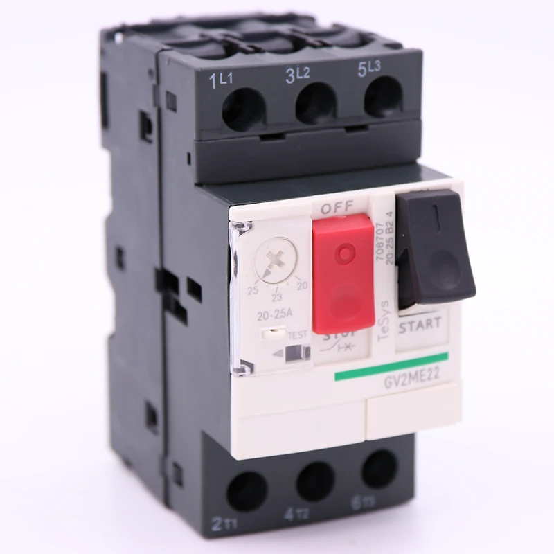 

GV2ME22 3P 20-25A Thermal magnetic Screw clamp terminals Motor circuit breaker