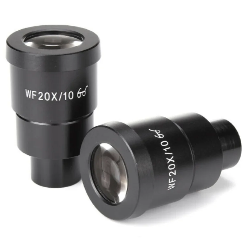 RF4 1 Pair Of 20X Professional Stereo Microscope, Binocular Triocular Polar Field Eyepiece 2