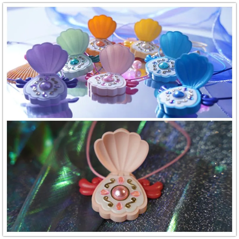 

Mini Version Mermaid Melody Pichi Pichi Pitch Lucia Nanami Rina Toin Hanon Hosho Cosplay Pearl Shell Necklace Cosplay Props